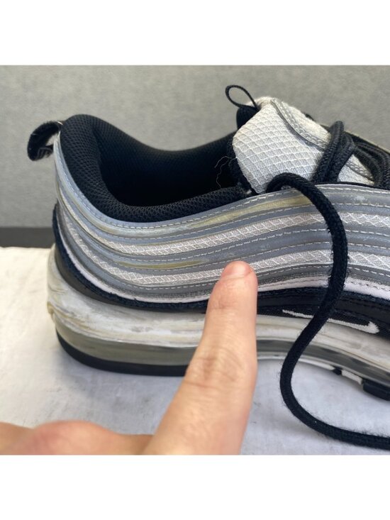 Nike Air Max 97 Black White Reflect Silver DM0027-001 Men’s Shoes Size 13